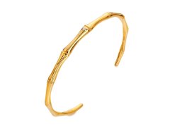 Hot Diamonds Pevný pozlacený náramek s&nbsp;diamantem Golden Edit Hope DC220