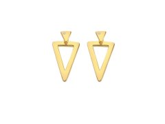 Hot Diamonds Pozlacené stříbrné náušnice Paired DE888