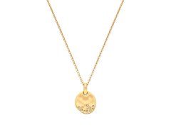 Hot Diamonds Pozlacený náhrdelník s diamantem a topazy Jac Jossa Soul DP1020 (řetízek, přívěsek)