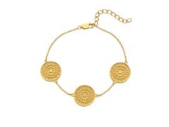 Hot Diamonds Pozlacený náramek s&nbsp;diamantem Athena DL724