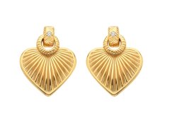 Hot Diamonds Romantické pozlacené náušnice s&nbsp;diamanty Jac Jossa Soul DE807