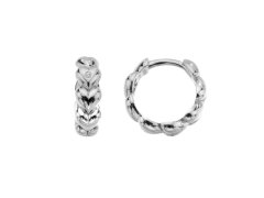 Hot Diamonds Romantické stříbrné náušnice s&nbsp;diamanty Serenity DE867