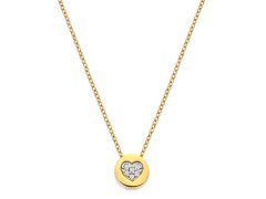 Hot Diamonds Pozlacený náhrdelník s diamantem a topazy Jac Jossa Soul DP918(řetízek, přívěsek)