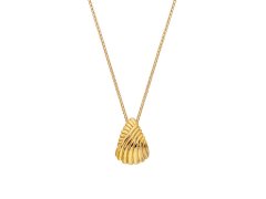 Hot Diamonds Slušivý pozlacený náhrdelník s diamantem Golden Edit Hope DP1084