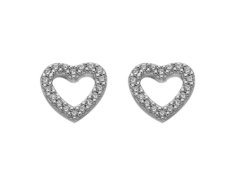 Hot Diamonds Stříbrné náušnice se zirkony Silver Whisper SWE004