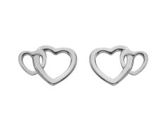 Hot Diamonds Stříbrné srdíčkové náušnice Silver Whisper SWE006
