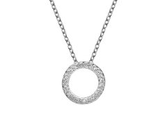 Hot Diamonds Stříbrný náhrdelník Hot Diamonds Love DP661 (řetízek, přívěsek)