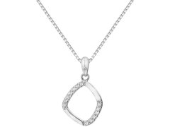 Hot Diamonds Stříbrný náhrdelník s diamantem Behold DP782 (řetízek, přívěsek)