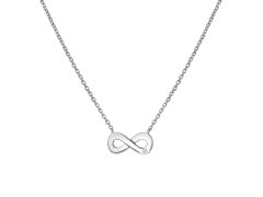 Hot Diamonds Stříbrný náhrdelník s diamantem Nekonečno Diamond Amulets DP893