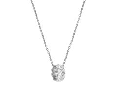 Hot Diamonds Stříbrný náhrdelník s diamantem Quilted DP928 (řetízek, přívěsek)