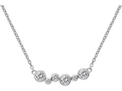 Hot Diamonds Stříbrný náhrdelník s diamantem Tender DN147