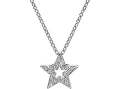 Hot Diamonds Stříbrný náhrdelník s hvězdičkou Micro Bliss DP697 (řetízek, přívěsek)