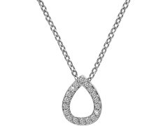 Hot Diamonds Stříbrný náhrdelník se slzičkou Micro Bliss DP695 (řetízek, přívěsek)