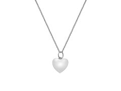 Hot Diamonds Stříbrný náhrdelník se srdíčkem Silver Whisper SWP001 (řetízek, přívěsek)