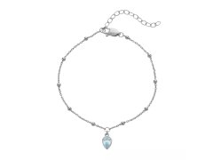 Hot Diamonds Náramek pro ženy narozené v&nbsp;březnu Silver Whisper SWB027