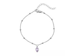 Hot Diamonds Náramek pro ženy narozené v&nbsp;červnu Silver Whisper SWB030