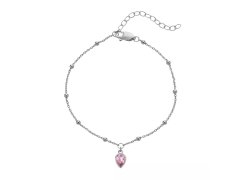 Hot Diamonds Náramek pro ženy narozené v&nbsp;říjnu Silver Whisper SWB034