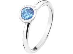 Hot Diamonds Stříbrný prsten Emozioni Scintilla Blue Peace ER022 56 mm
