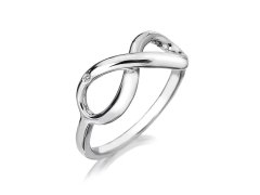 Hot Diamonds Stříbrný prsten Hot Diamonds Infinity DR144 59 mm