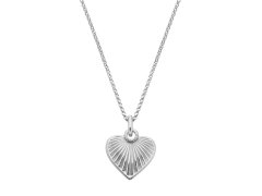 Hot Diamonds Stříbrný srdíčkový náhrdelník s diamantem Essence DP1029 (řetízek, přívěsek)