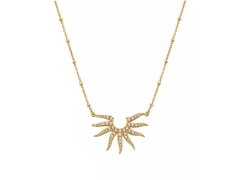 Hot Diamonds Výrazný náhrdelník s&nbsp;diamanty Slunce SOL DN237