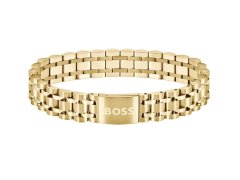 Hugo Boss Elegantní pozlacený náramek pro muže Owan 1580645