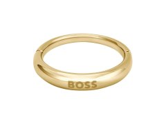 Hugo Boss Minimalistický pozlacený prsten pro ženy 1580620 52 mm