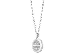 Hugo Boss Oslnivý ocelový náhrdelník s krystaly Medallion 1580298