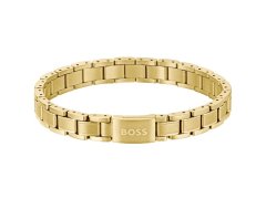 Hugo Boss Pozlacený náramek pro muže Metal Links Essentials 1580711