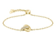 Hugo Boss Pozlacený náramek s krystaly Live Precious 1580757
