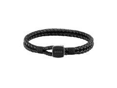 Hugo Boss Stylový kožený náramek 1580047 19 cm