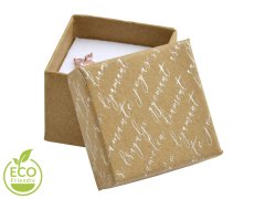 JK Box Zlatá dárková krabička na prsten KD-2/AG