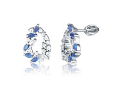 JVD Blyštivé stříbrné pecky se zirkony SVLE0801SH2M1SR