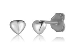 JVD Drobné stříbrné náušnice Srdíčka SVLE3264XF30000