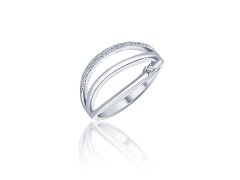 JVD Elegantní stříbrný prsten se zirkony SVLR0393XH2BI 52 mm