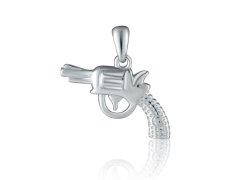 JVD Moderní stříbrný přívěsek Revolver SVLP0615XH20000