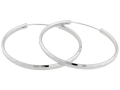 JVD Stříbrné náušnice kruhy SVLE0209XD500 3 cm