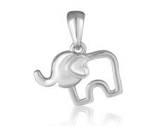 JVD Stříbrný přívěsek Slon SVLP1412XH20000