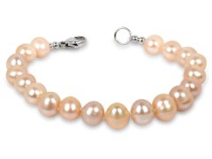 JwL Luxury Pearls Náramek z pravých lososových perel JL0142