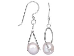 JwL Luxury Pearls Stříbrné náušnice s pravou perlou JL0110