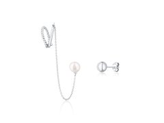 JwL Luxury Pearls Asymetrické náušnice s pravou perlou JL0747