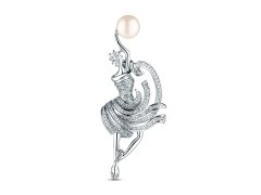 JwL Luxury Pearls Elegantní brož tanečnice s pravou perlou JL0875