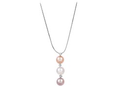 JwL Luxury Pearls Jemný náhrdelník s perlou a zirkony JL0425 (řetízek, přívěsek)