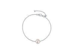 JwL Luxury Pearls Jemný ocelový náramek s pravou perlou JL0712
