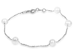 JwL Luxury Pearls Jemný perlový náramek JL0353