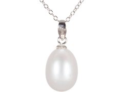 JwL Luxury Pearls Přívěsek s pravou bílou perlou JL0437