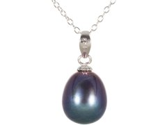 JwL Luxury Pearls Přívěsek s pravou modrou perlou JL0439