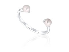 JwL Luxury Pearls Minimalistický prsten s pravými perlami JL0761