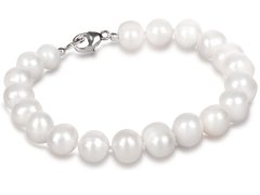 JwL Luxury Pearls Náramek z pravých bílých perel JL0362