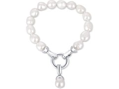 JwL Luxury Pearls Náramek z pravých bílých perel JL0560